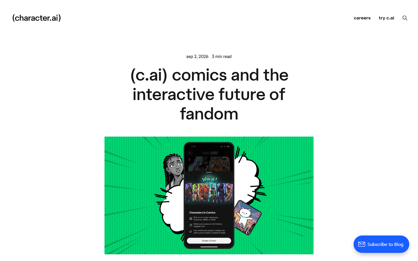 Comics: تبدیل گفتگو به کمیک در اپ موبایل (سپتامبر ۲۰۲۶)